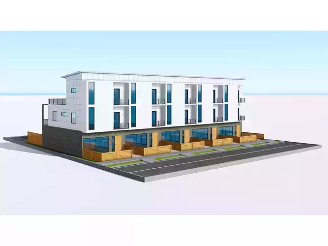 Modern Townhouse Building 3