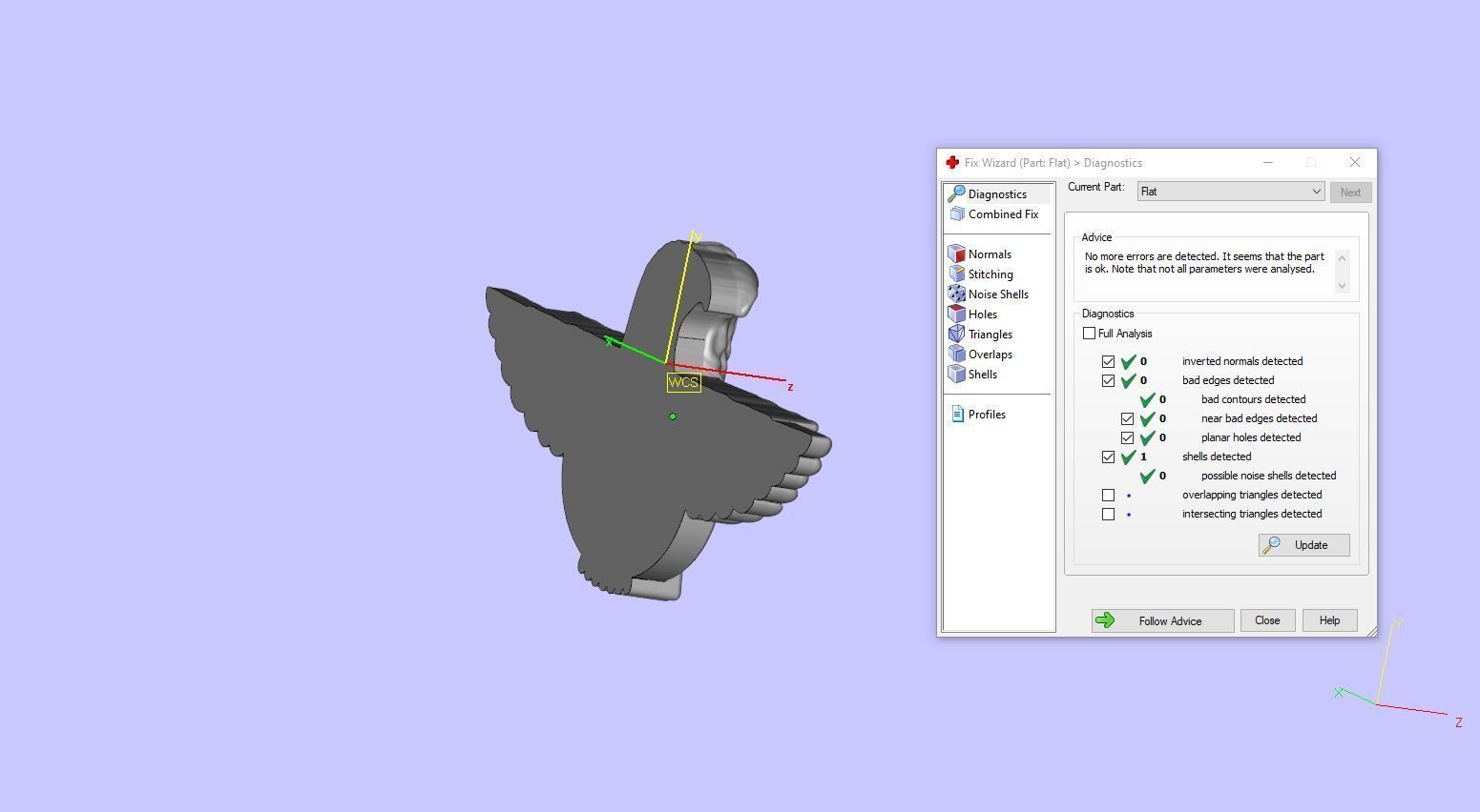 Eagle golden 3D print model_9
