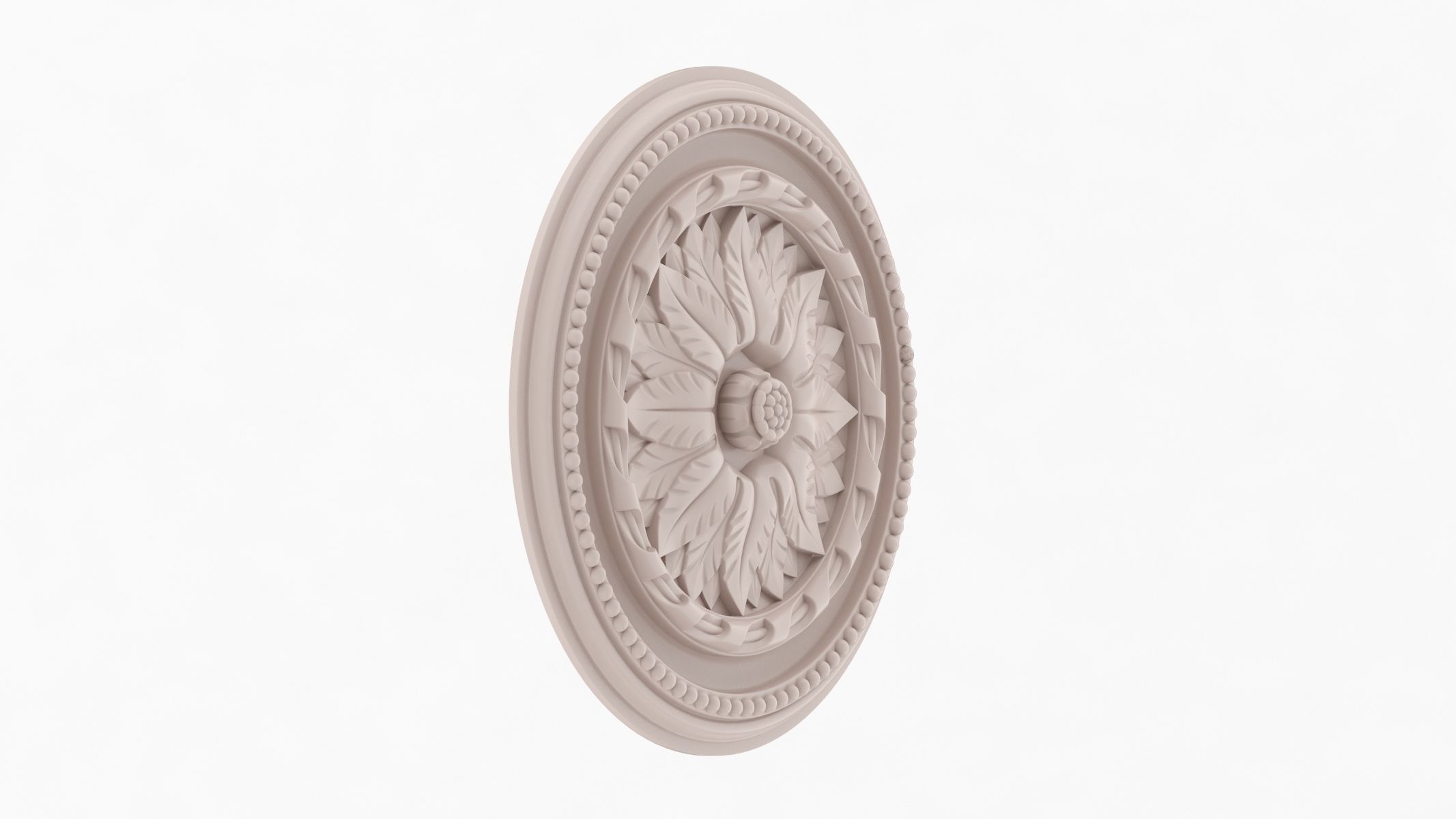 Classic Ceiling Medallion 28 3D model_1