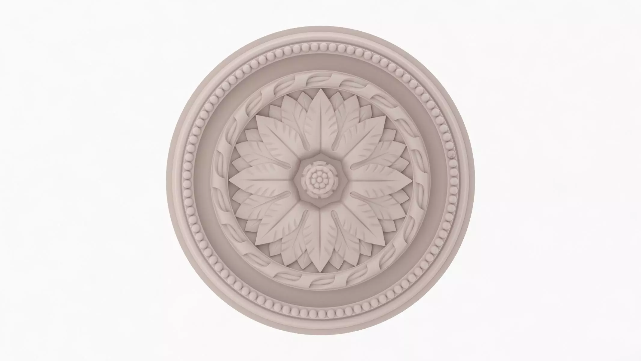 Classic Ceiling Medallion 28 3D model_0