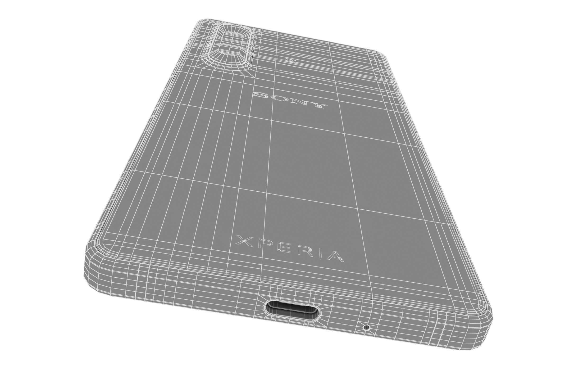 Sony Xperia 1 III Frosted Purple 3D model_21