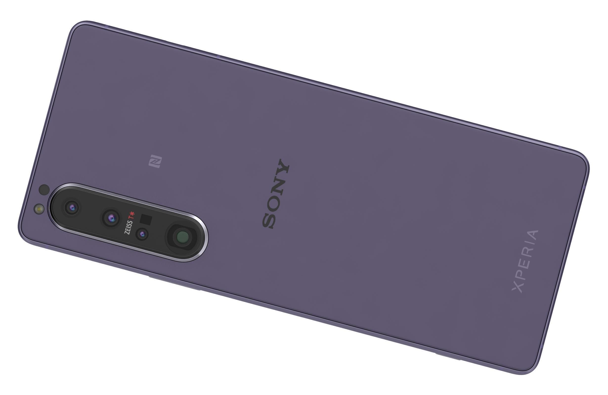 Sony Xperia 1 III Frosted Purple 3D model_11