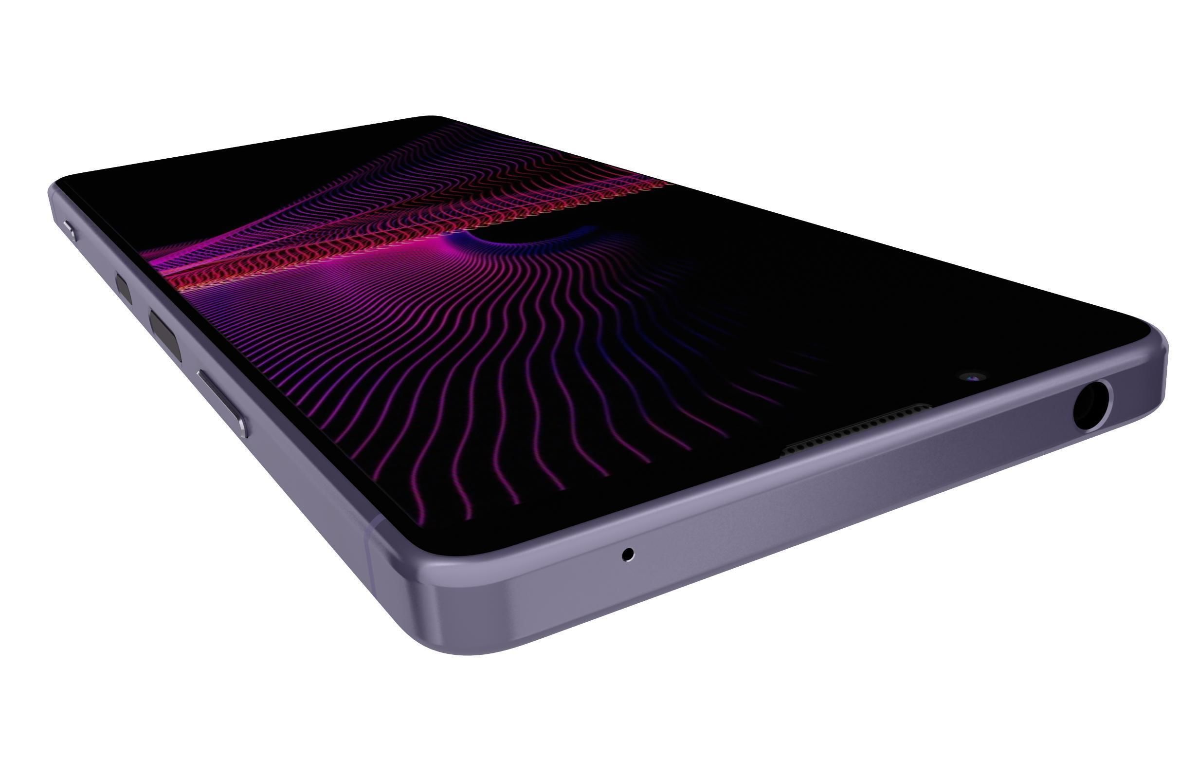 Sony Xperia 1 III Frosted Purple 3D model_13