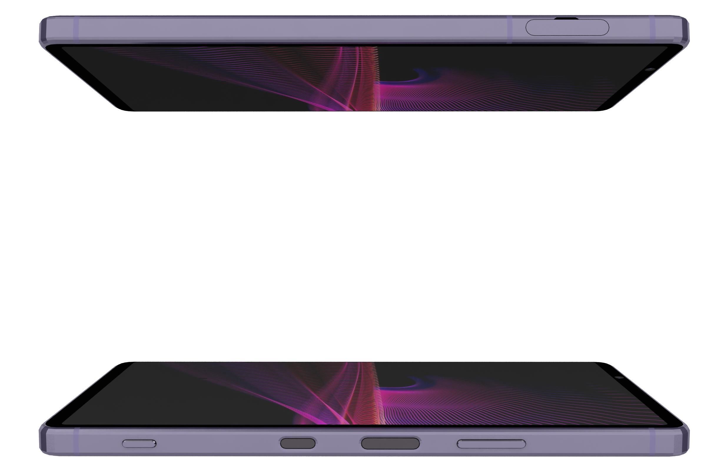 Sony Xperia 1 III Frosted Purple 3D model_8