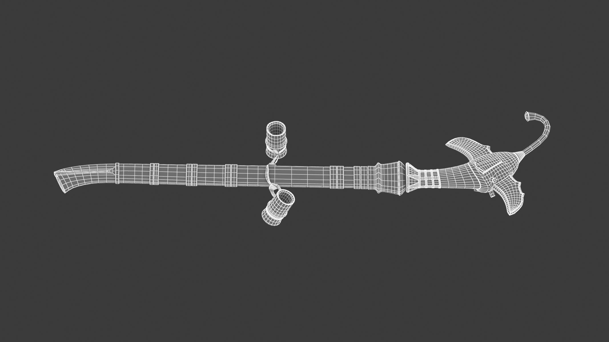 Gari Sword Low-poly 3D model_18