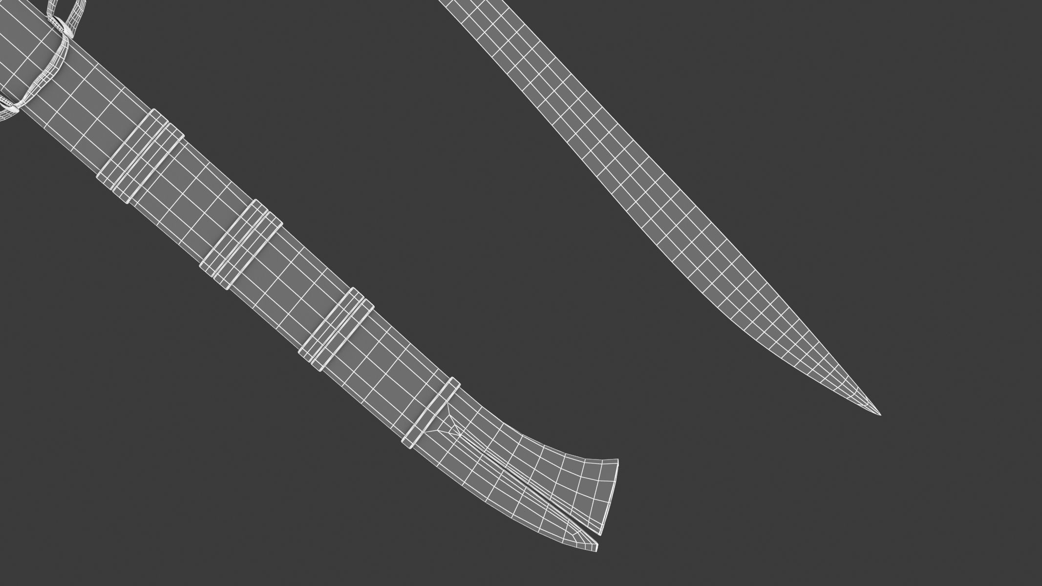 Gari Sword Low-poly 3D model_22