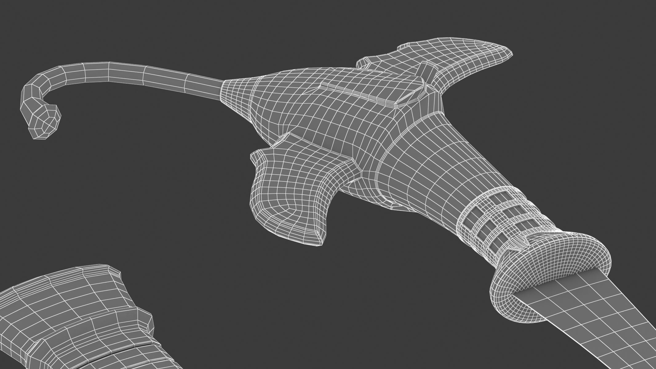 Gari Sword Low-poly 3D model_28