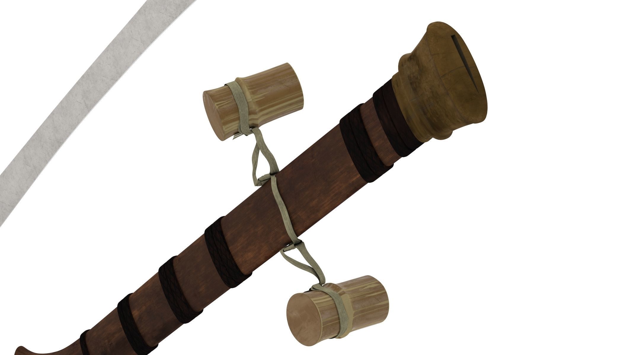 Gari Sword Low-poly 3D model_8
