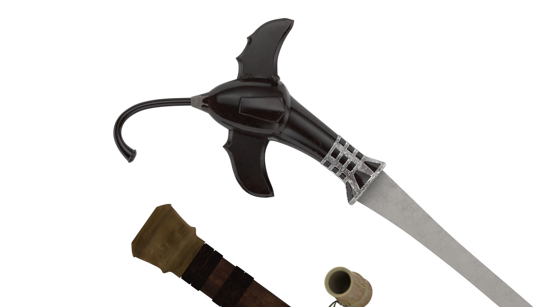 Gari Sword Low-poly 3D model_6