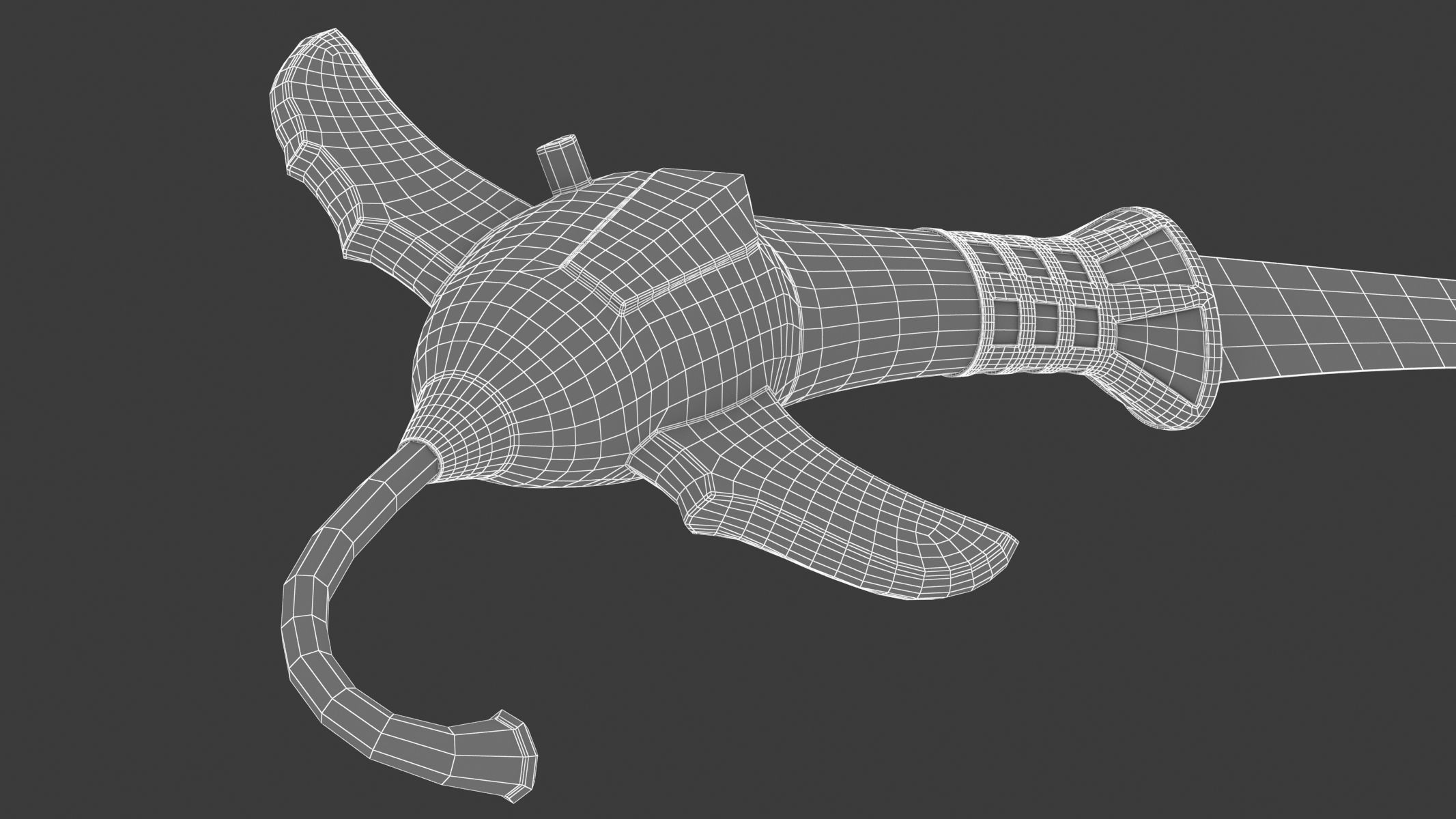 Gari Sword Low-poly 3D model_26