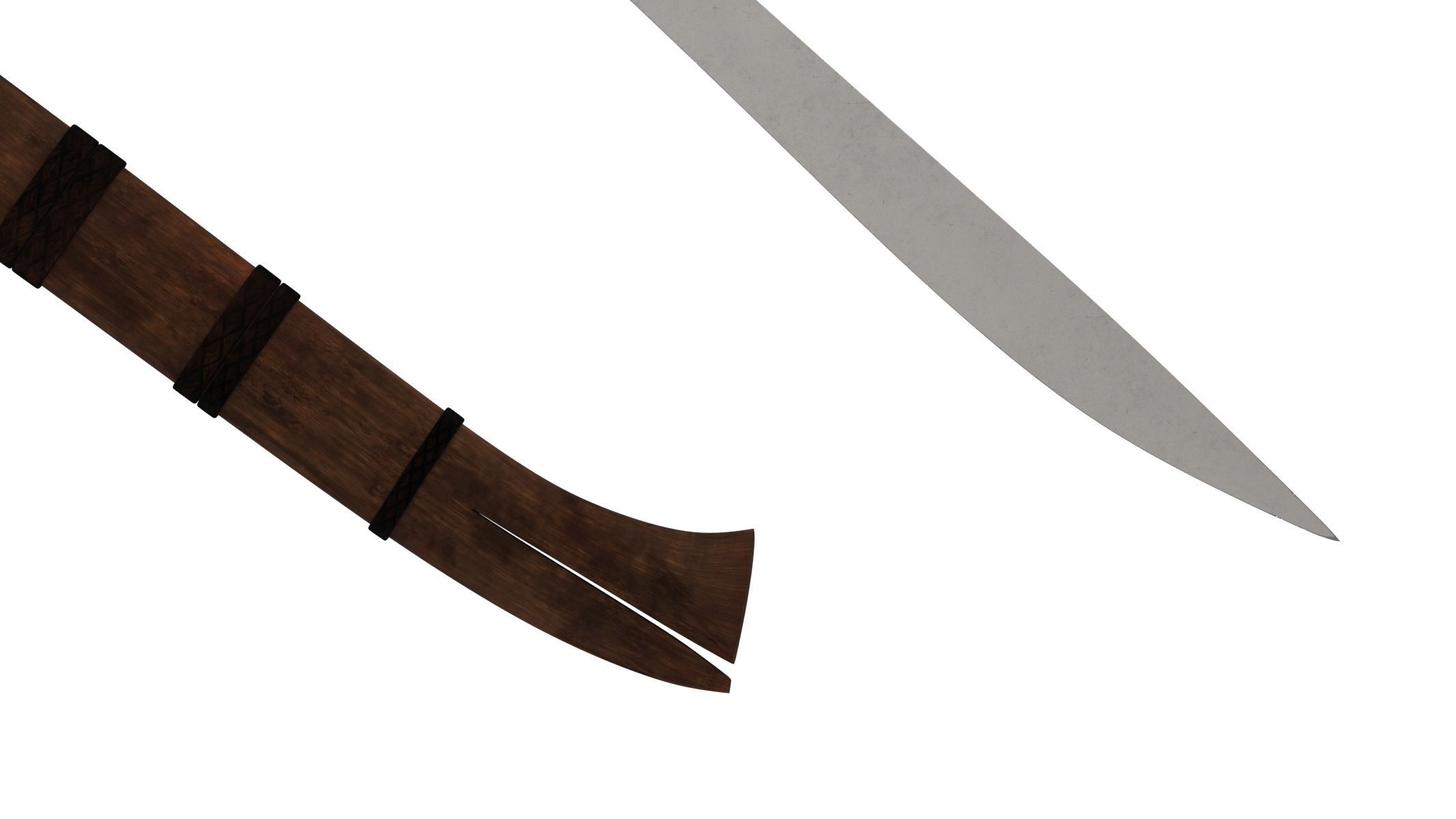 Gari Sword Low-poly 3D model_7