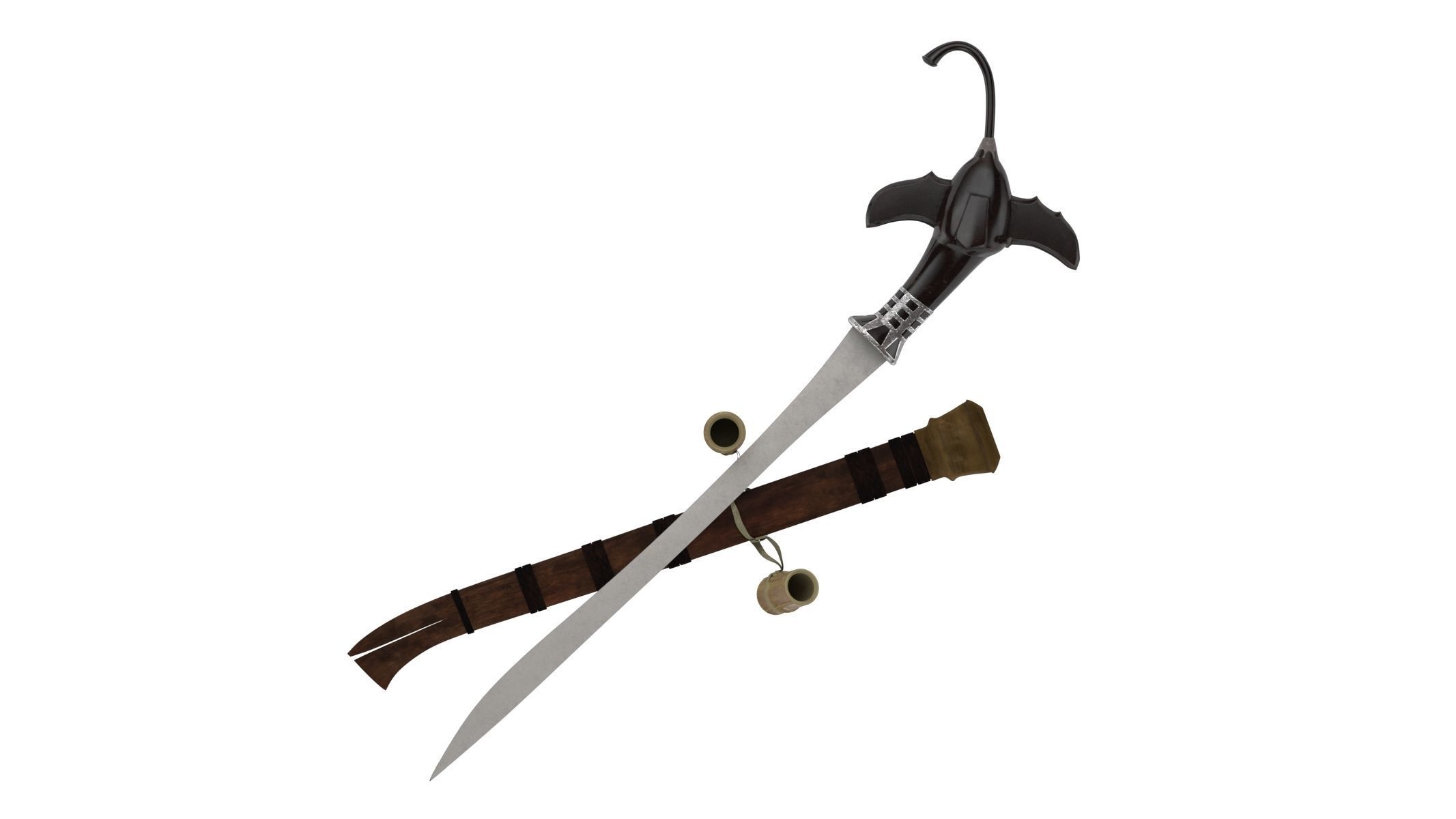 Gari Sword Low-poly 3D model_5