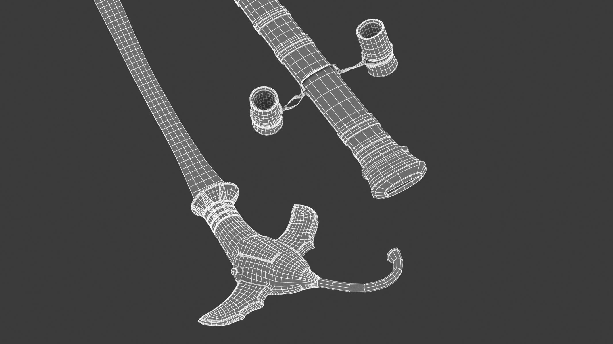 Gari Sword Low-poly 3D model_25