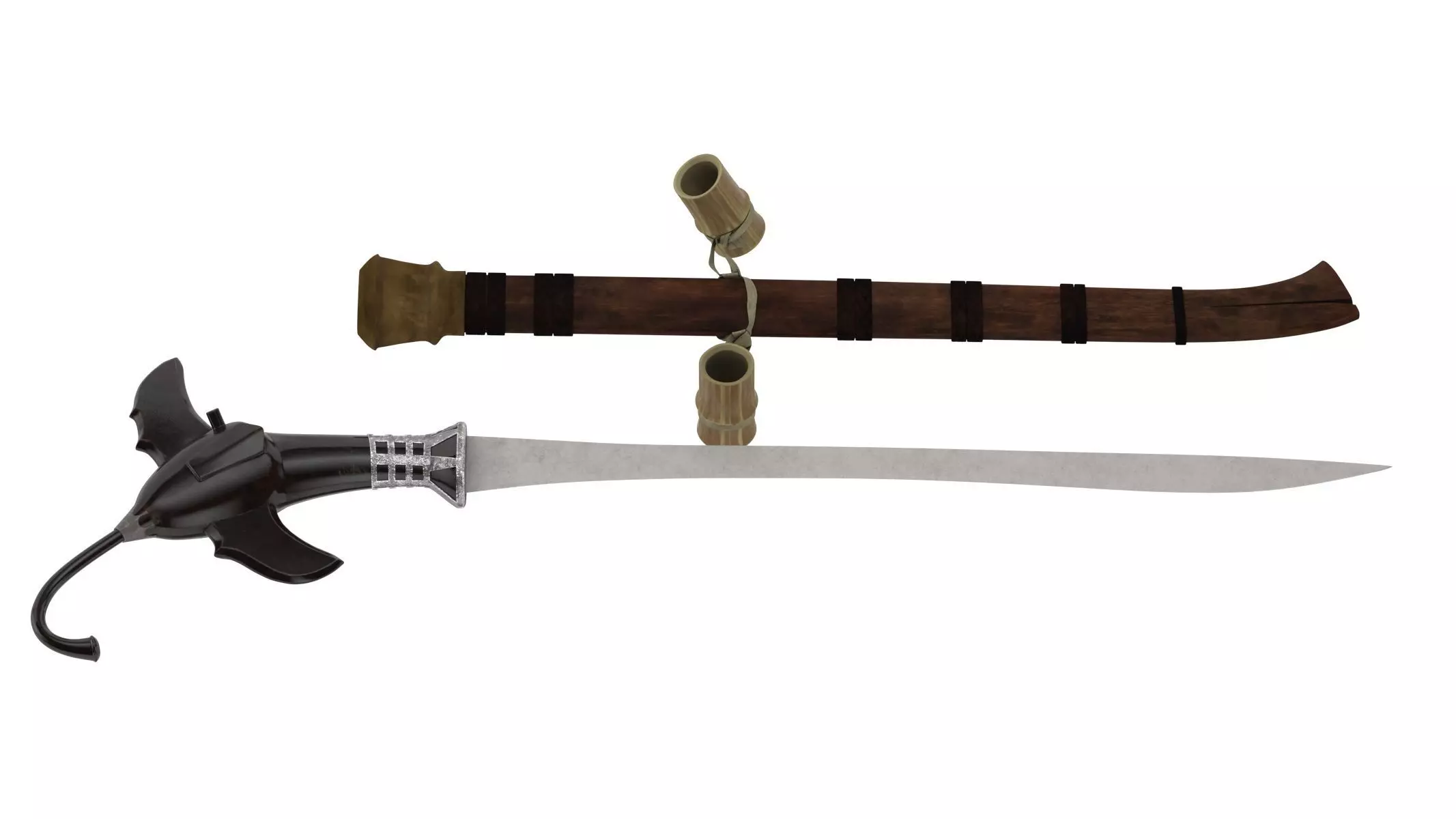Gari Sword Low-poly 3D model_0