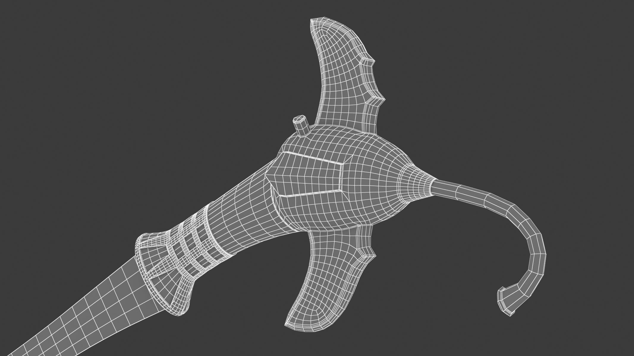 Gari Sword Low-poly 3D model_24