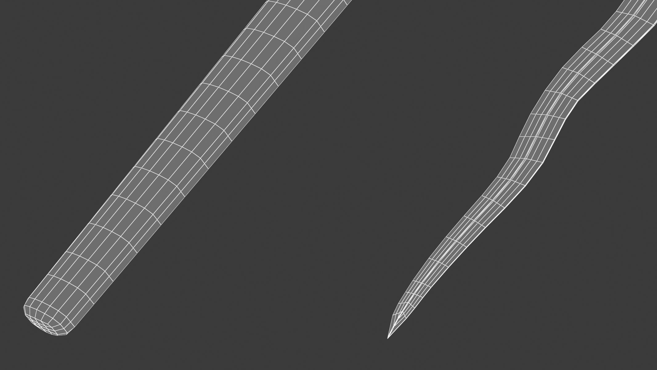 Kris Sword Low-poly 3D model_27