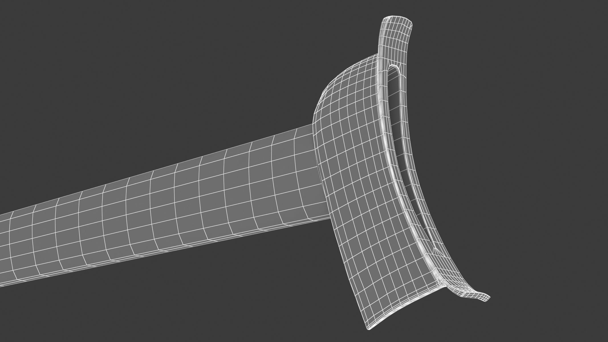 Kris Sword Low-poly 3D model_23