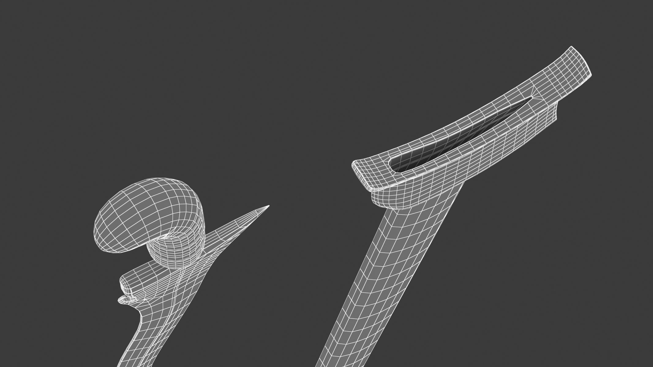 Kris Sword Low-poly 3D model_29