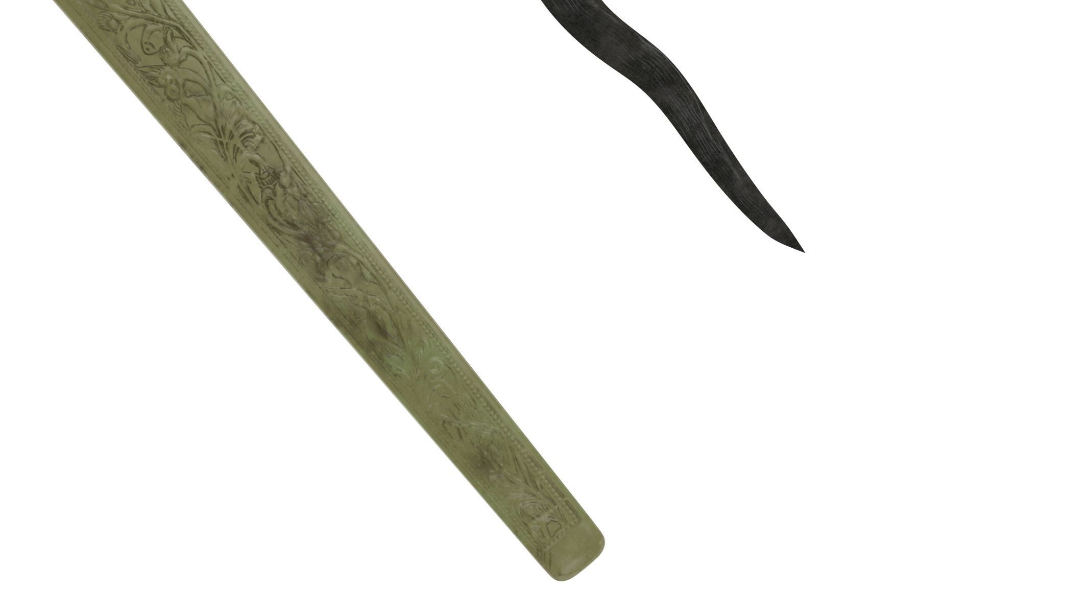 Kris Sword Low-poly 3D model_7