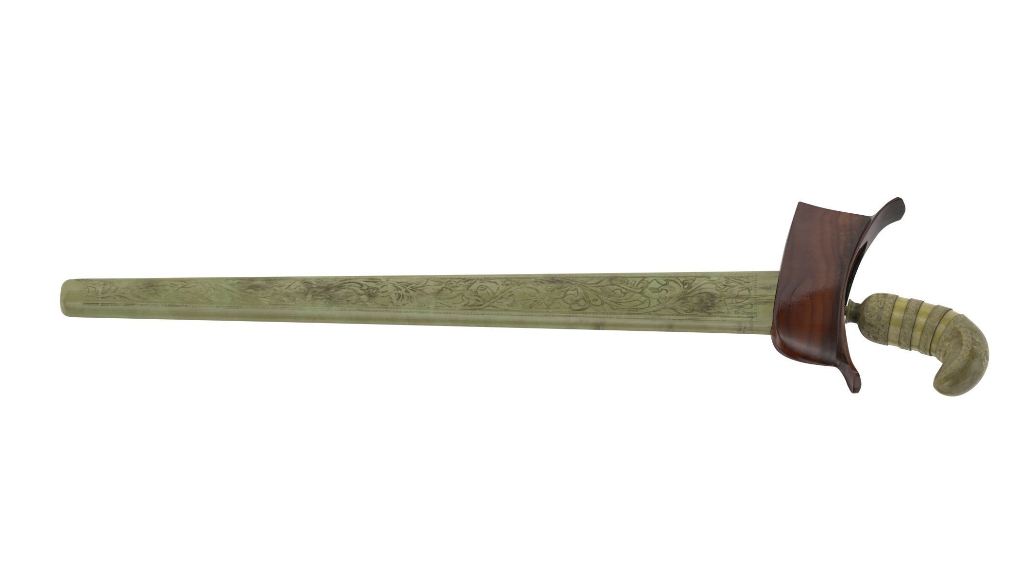 Kris Sword Low-poly 3D model_3