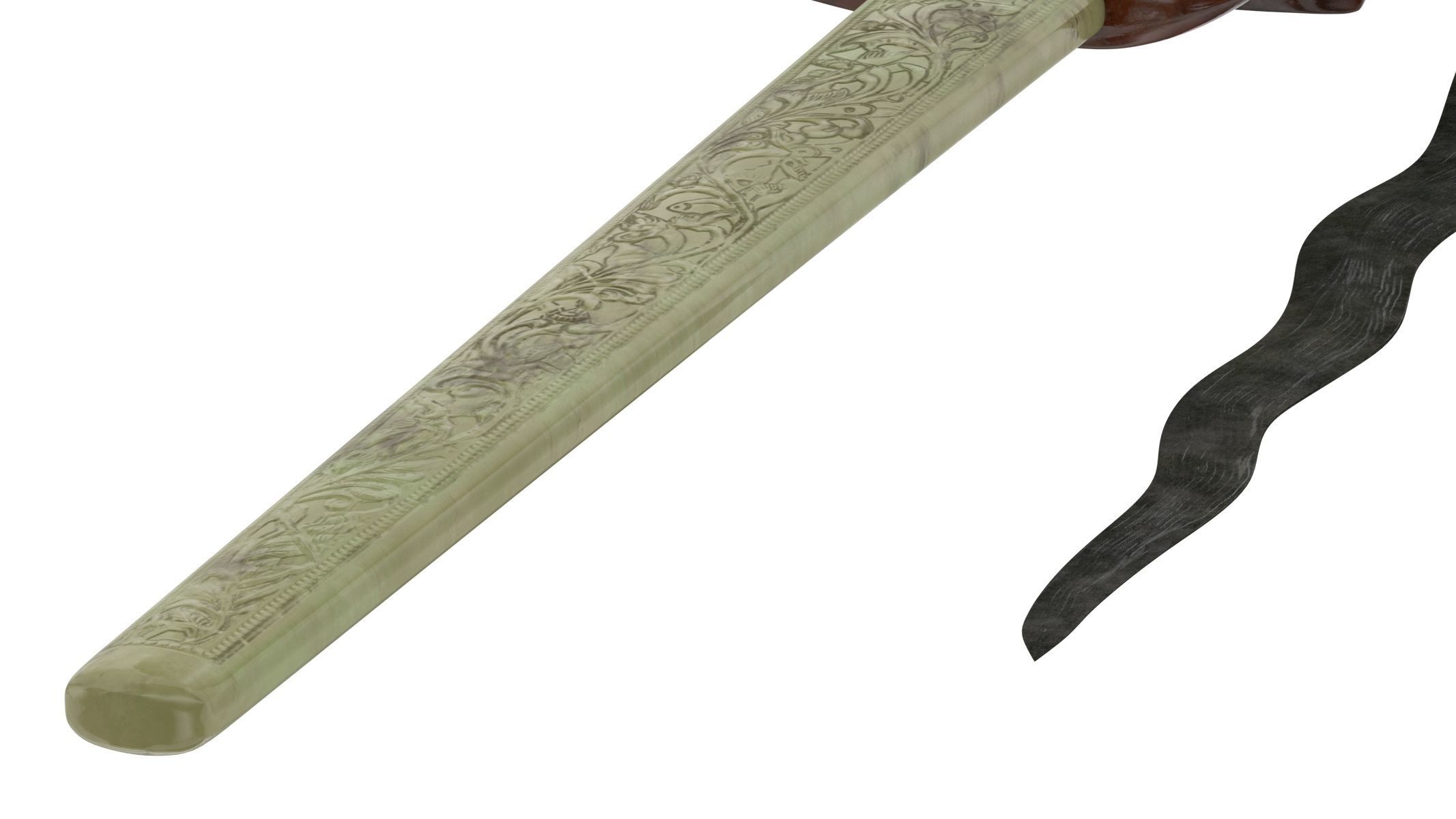 Kris Sword Low-poly 3D model_12