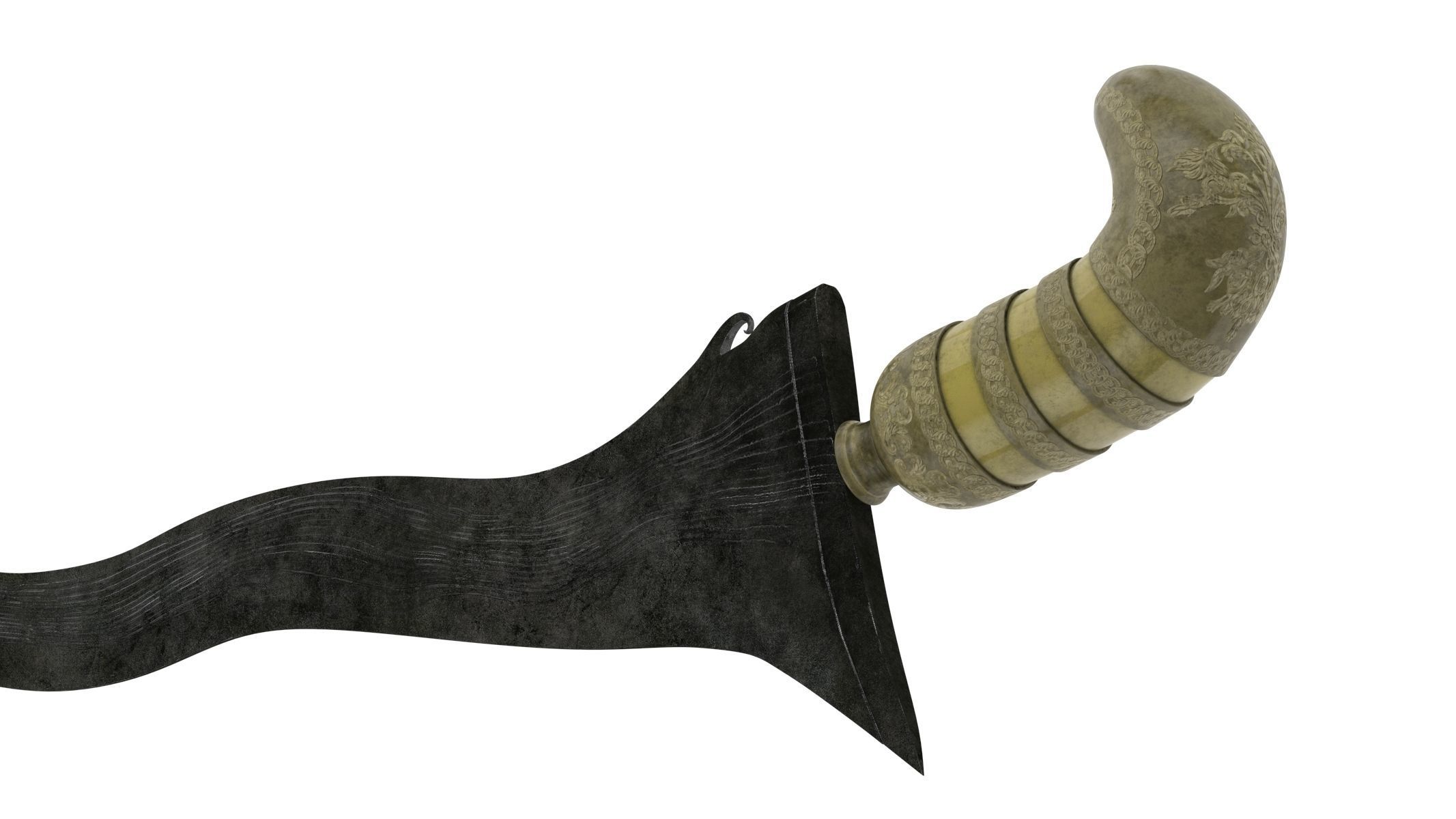 Kris Sword Low-poly 3D model_9