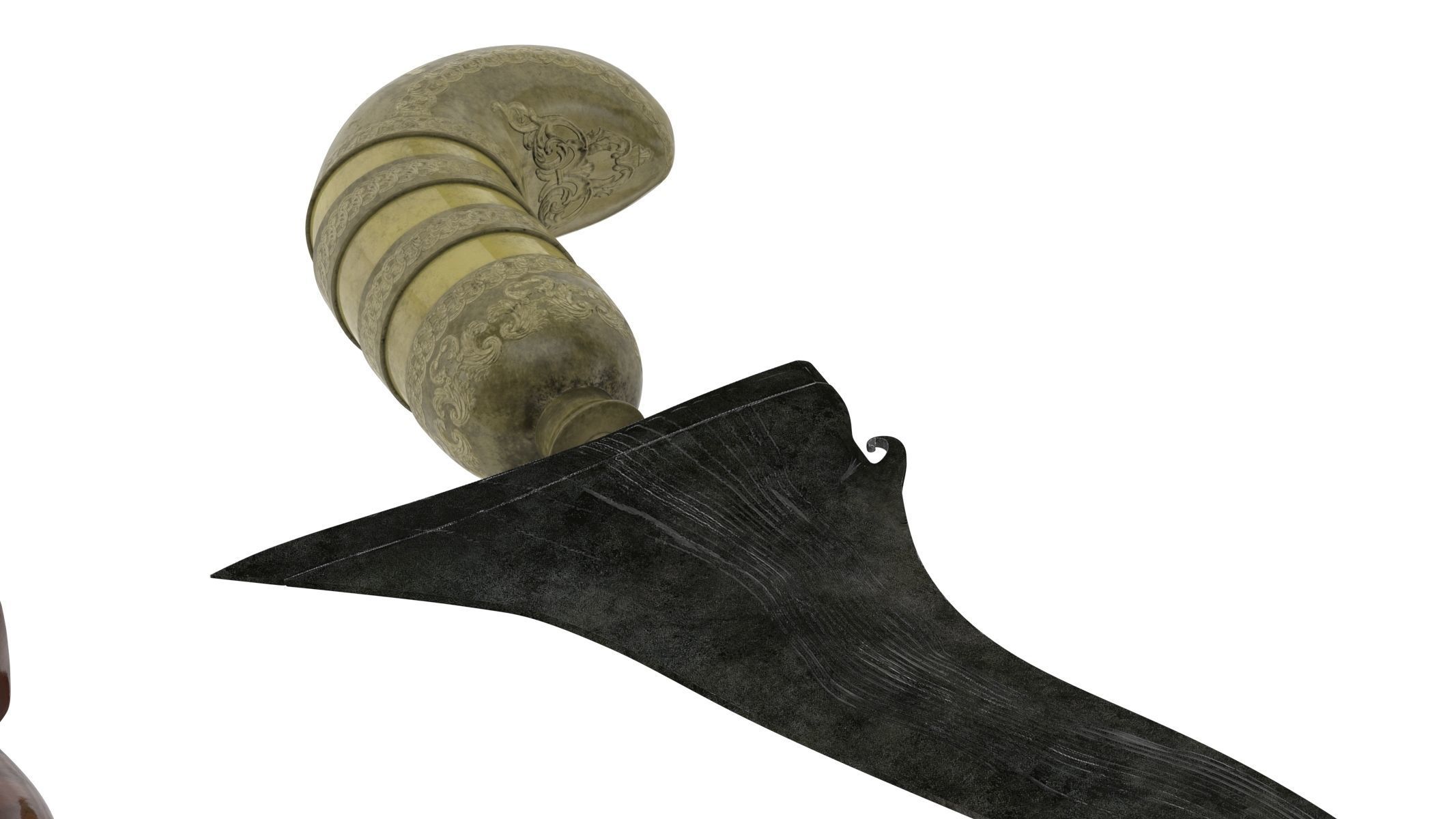 Kris Sword Low-poly 3D model_11