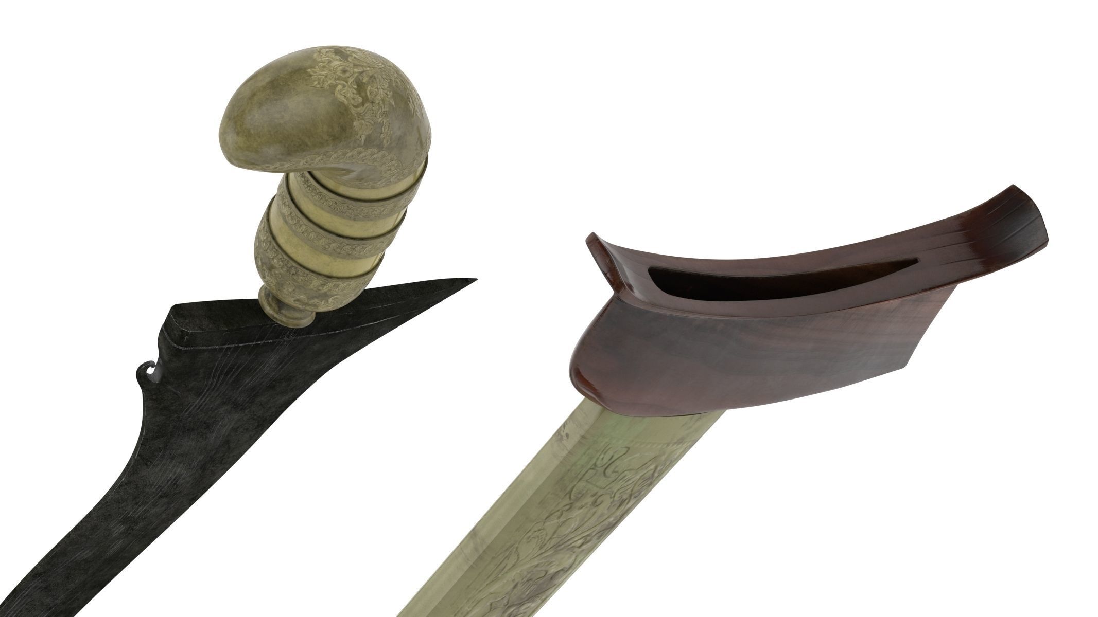 Kris Sword Low-poly 3D model_14