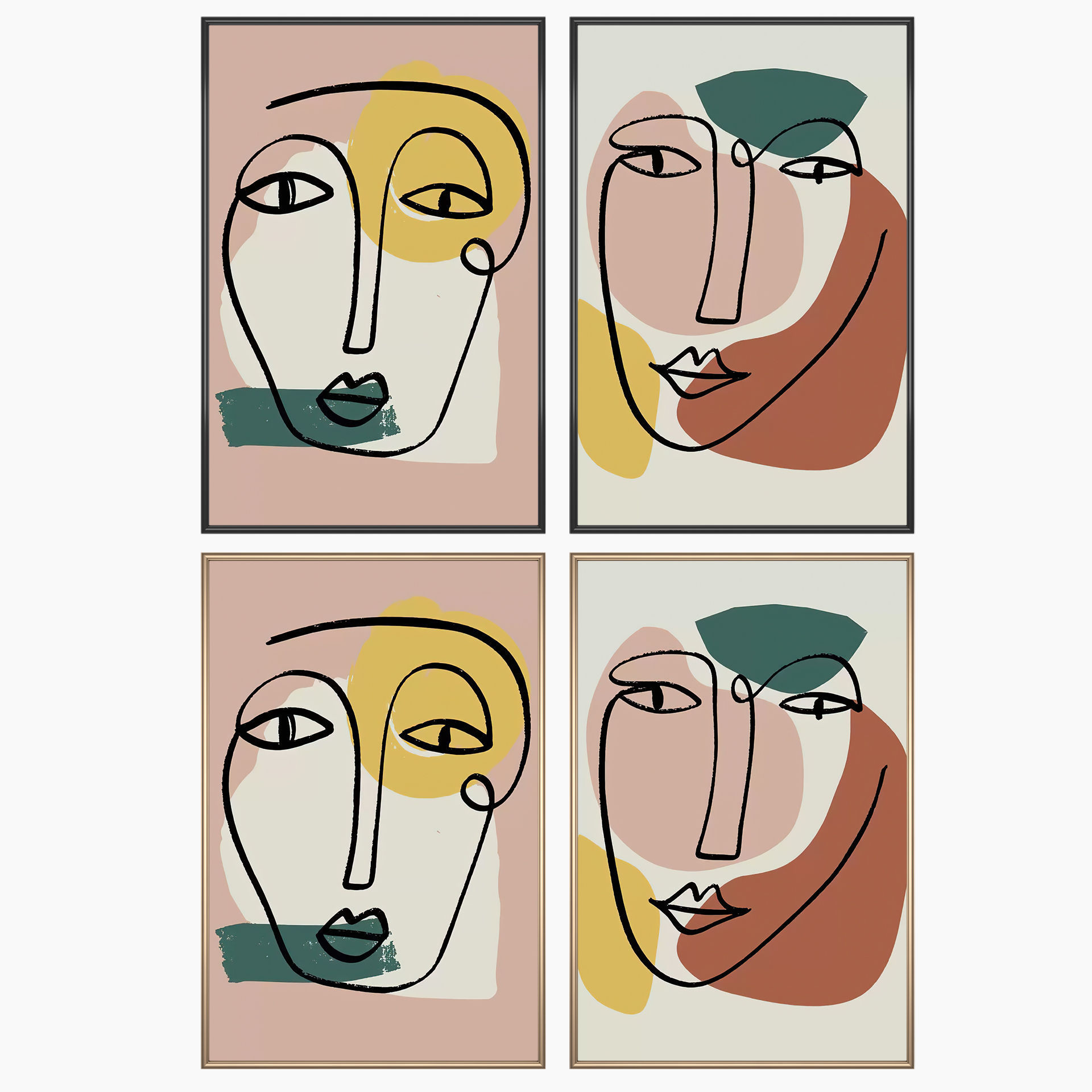 Wall Art Set 3539 3D model_1