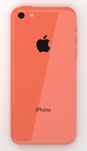 iPhone 5C with dynamic shaders for Blender 3D model_6