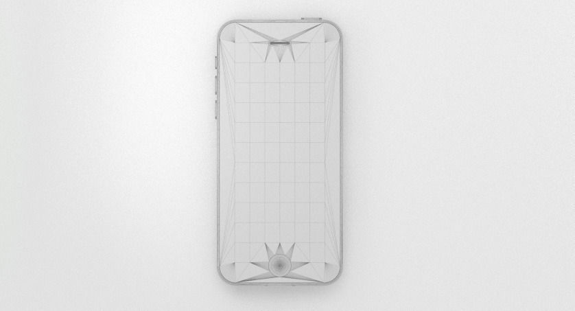 iPhone 5C with dynamic shaders for Blender 3D model_10