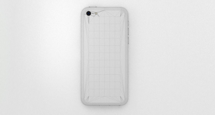 iPhone 5C with dynamic shaders for Blender 3D model_11