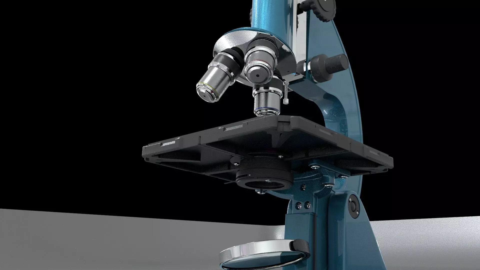 Microscope 3D model