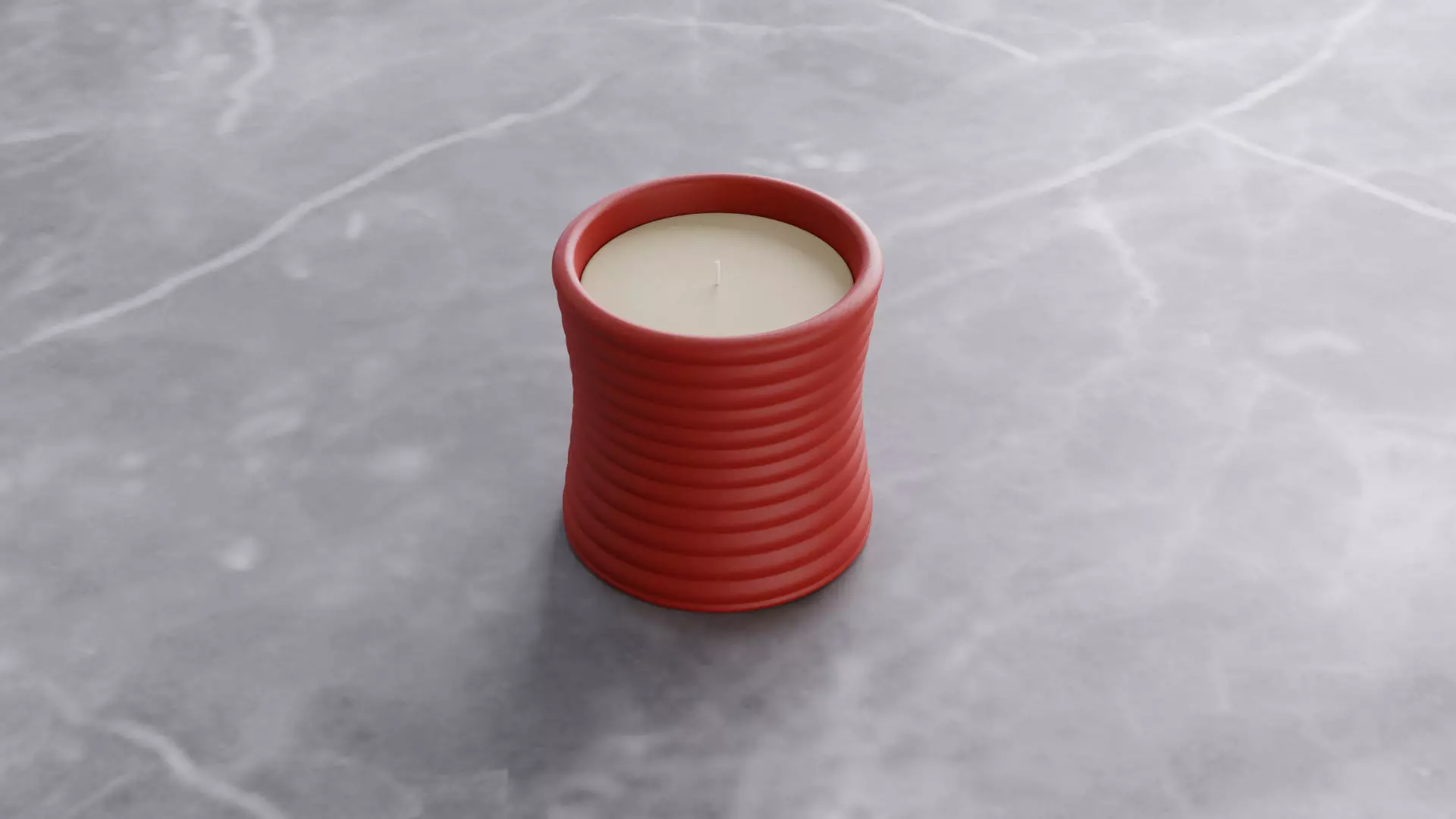 Tomato Leaves Candle 3D model_0