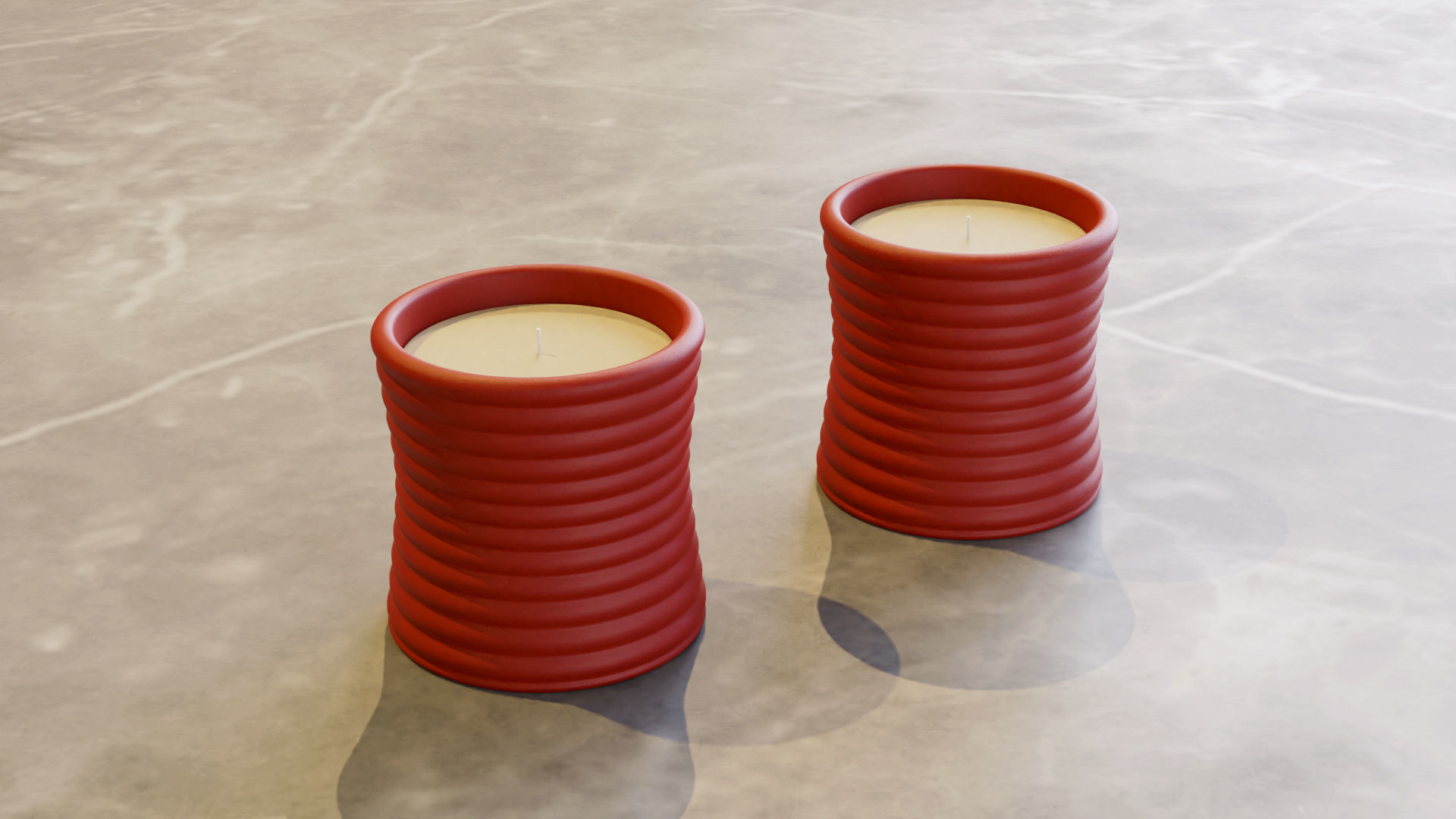 Tomato Leaves Candle 3D model_1