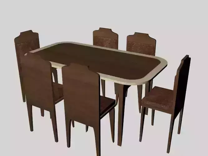 dining table 3d model