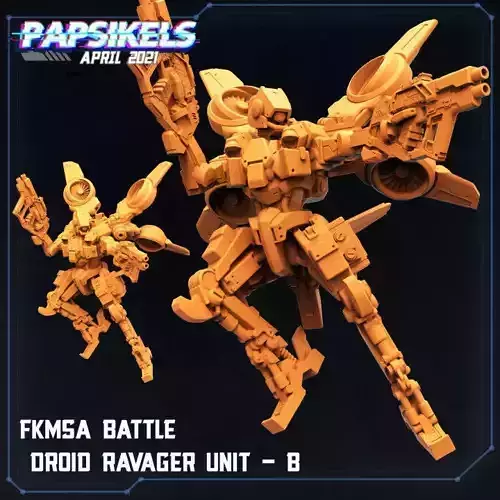  FUKIMASA BATTLE DROID RAVAGER UNIT - B 3D print model