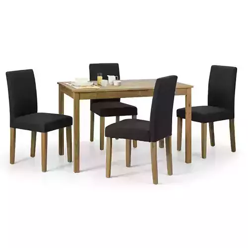 Lanford 5 - Piece Solid Oak Dining Set