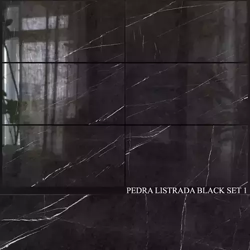 Decovita Pedra Listrada Black 600x1200 Set 1