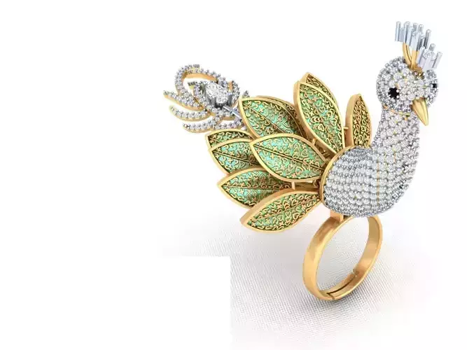 PEACOCK RING