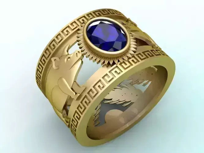 Double Pig ring - Pigs rings