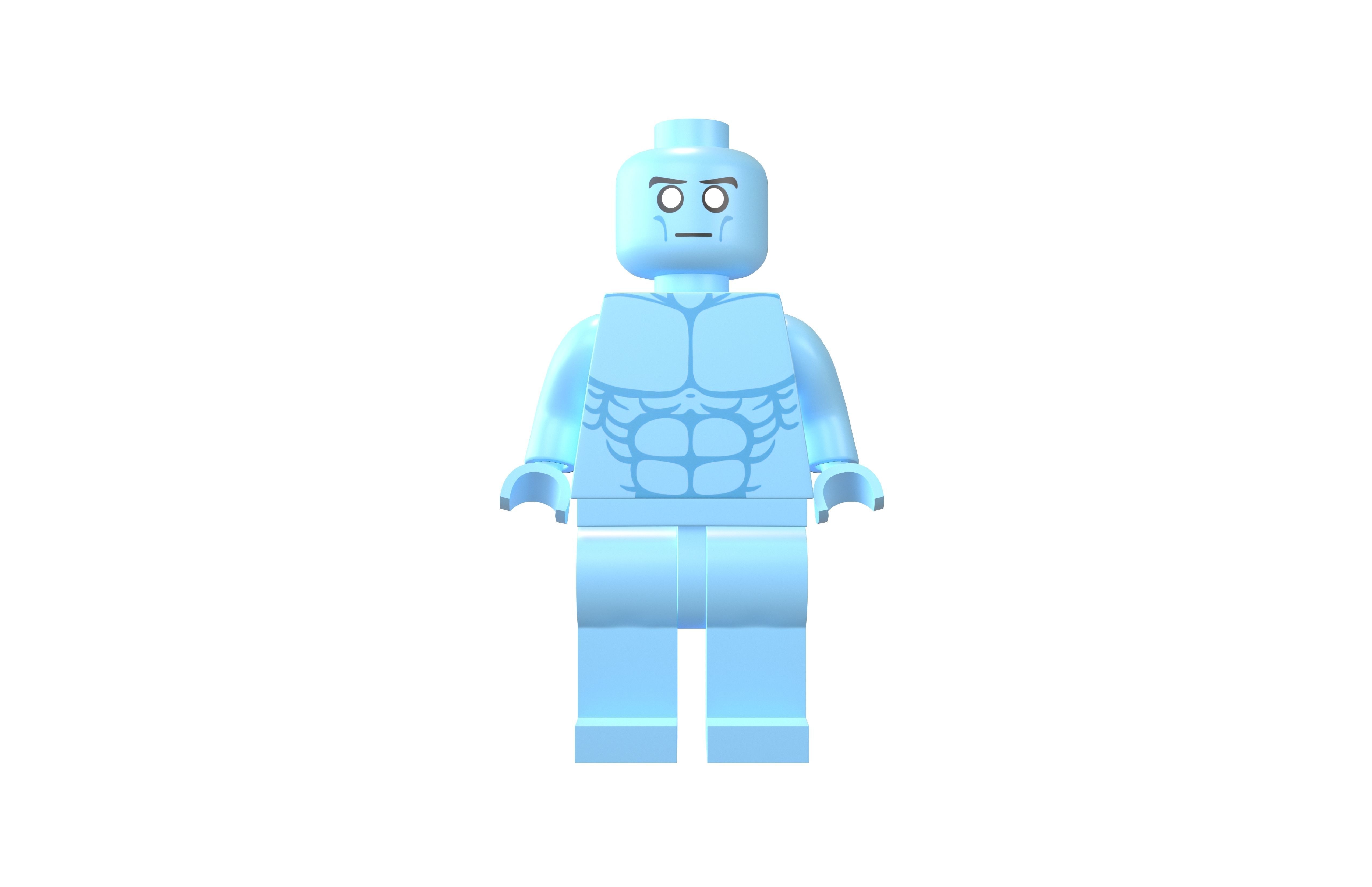 Lego Mini Figure Doctor Manhattan v1 001 3D model_1