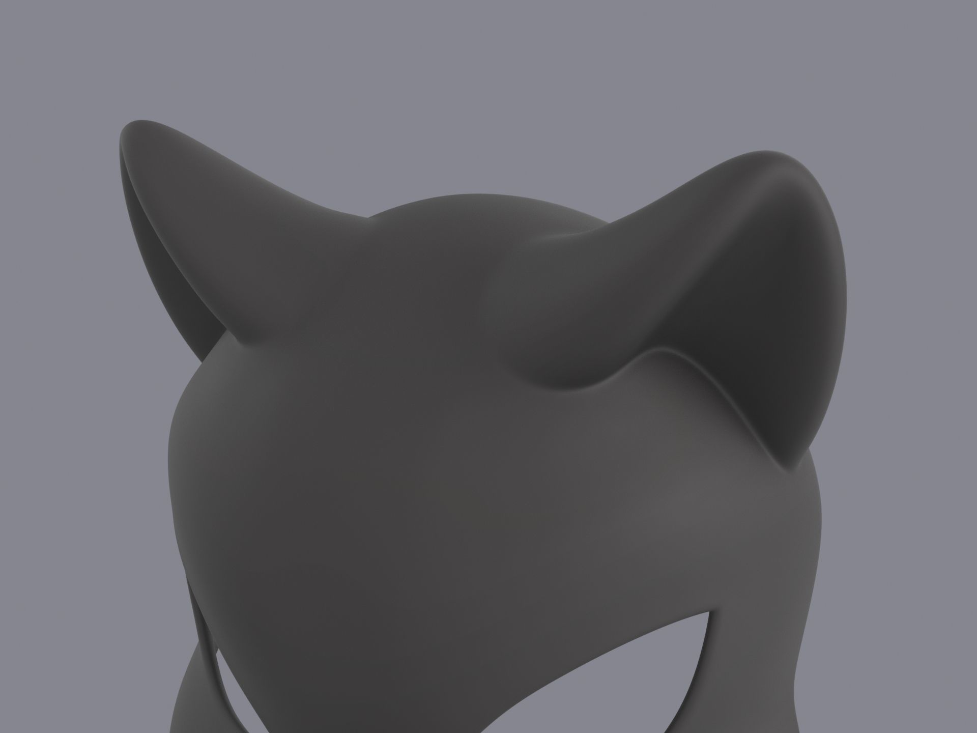 Cat Mask  3D model_11