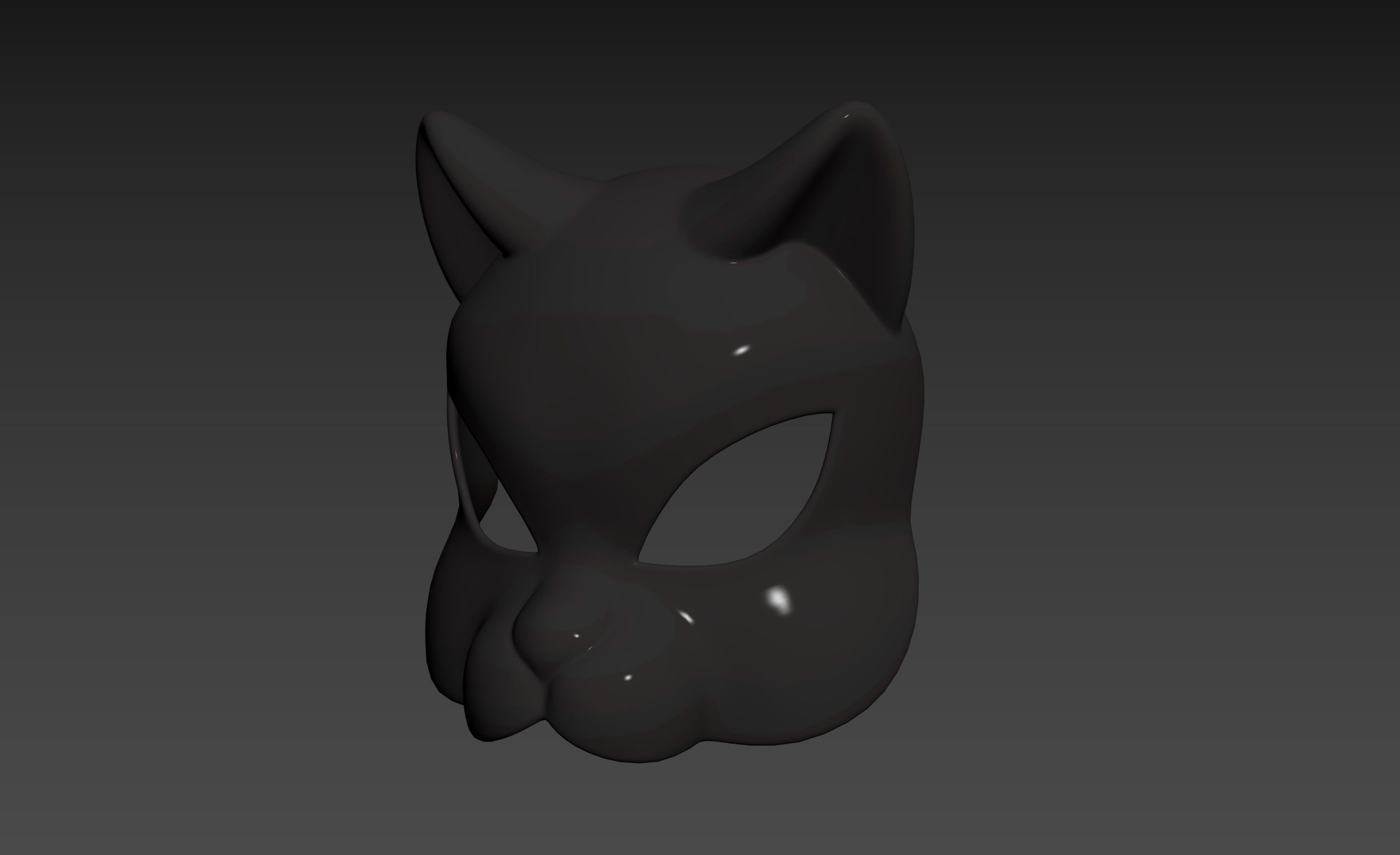 Cat Mask  3D model_12