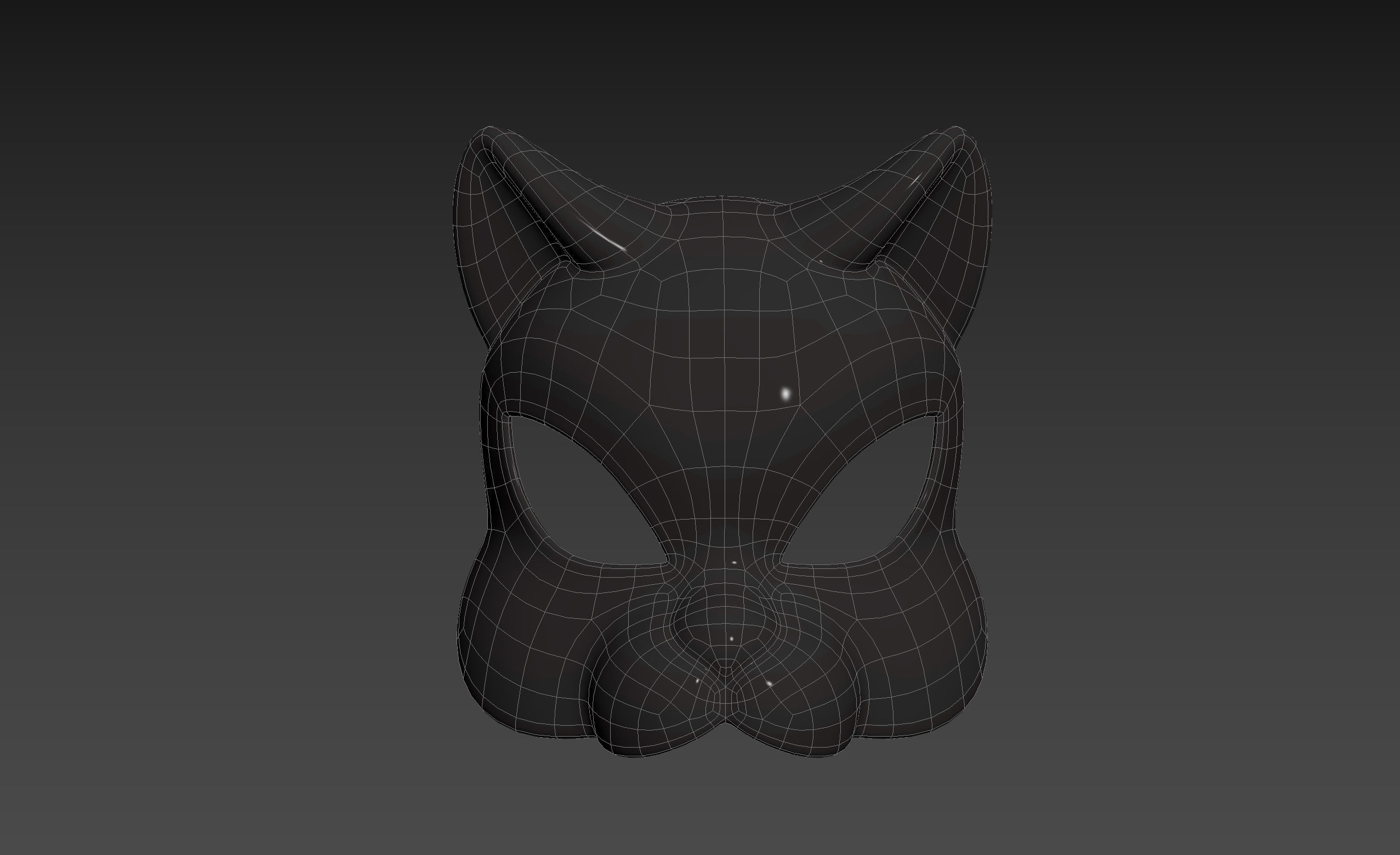 Cat Mask  3D model_15