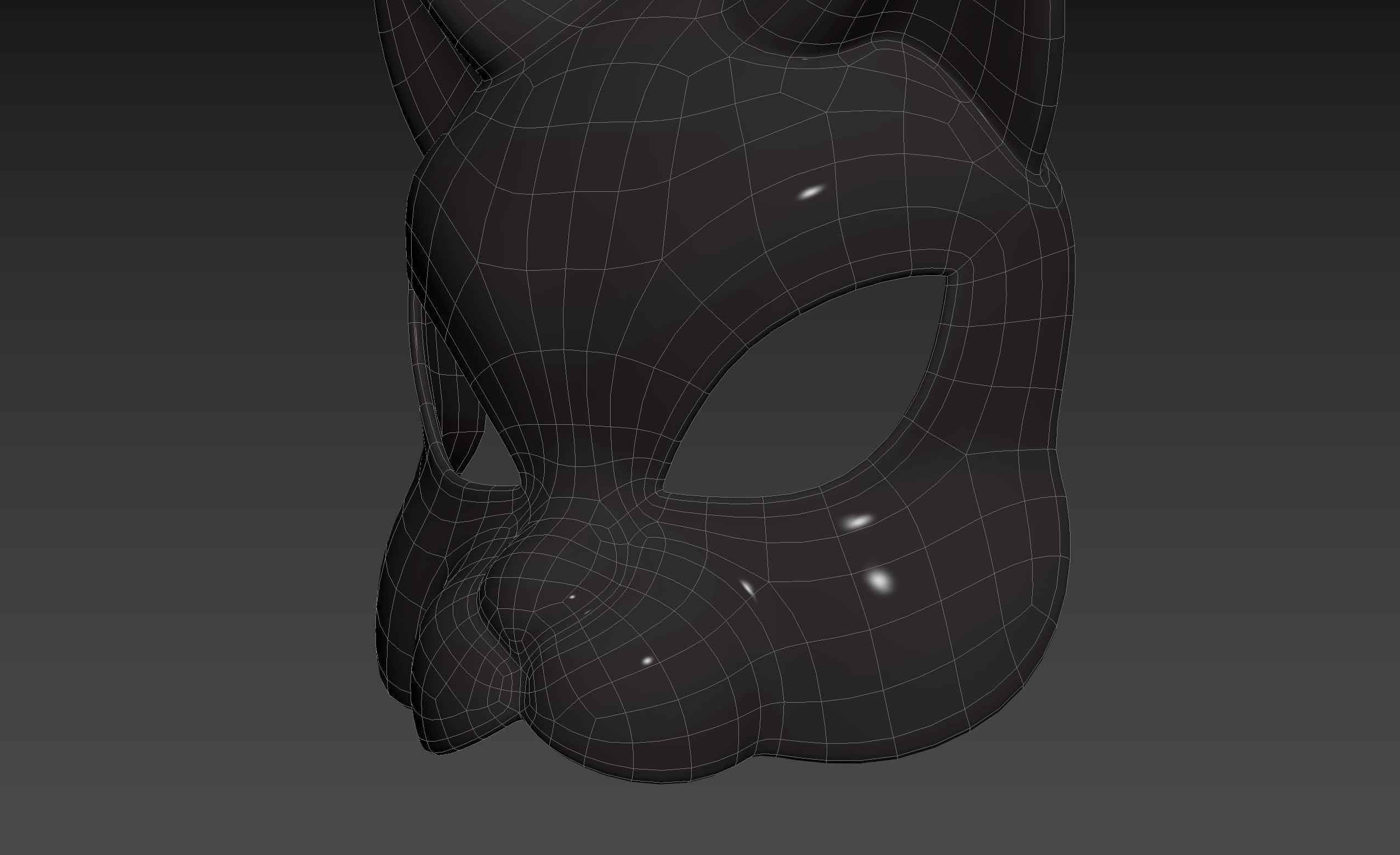 Cat Mask  3D model_24