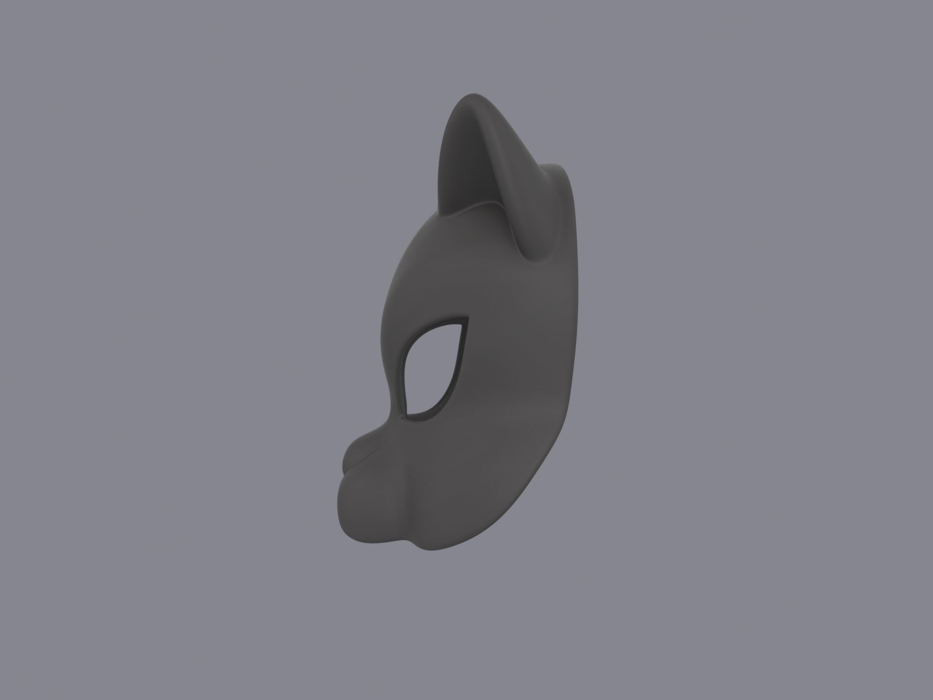 Cat Mask  3D model_9