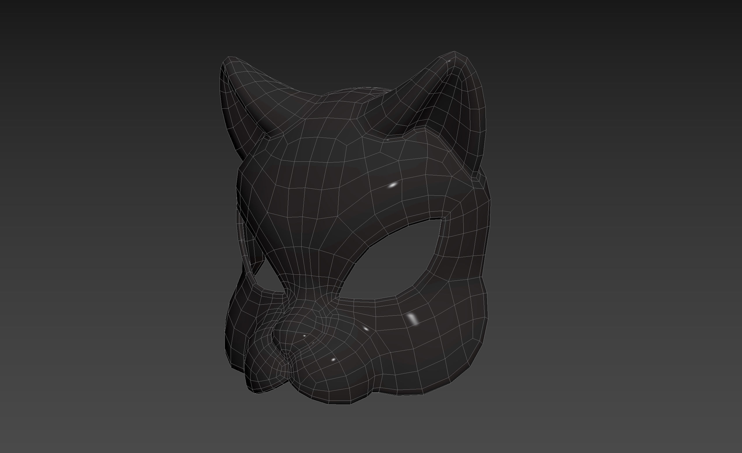 Cat Mask  3D model_13