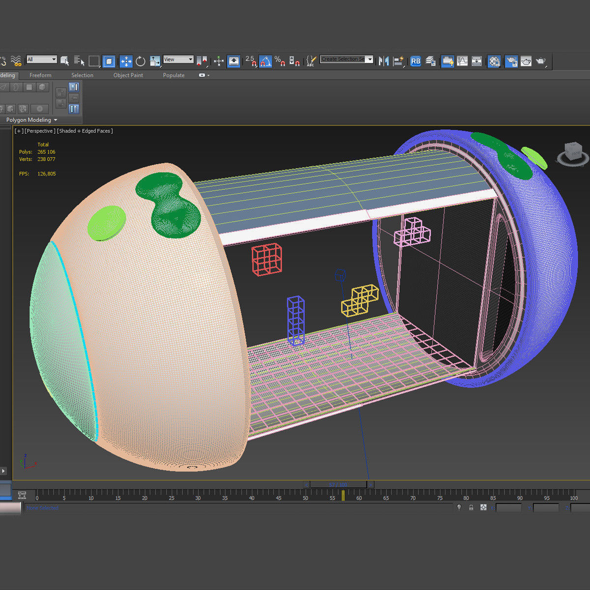 3d console concept device 3D model_4