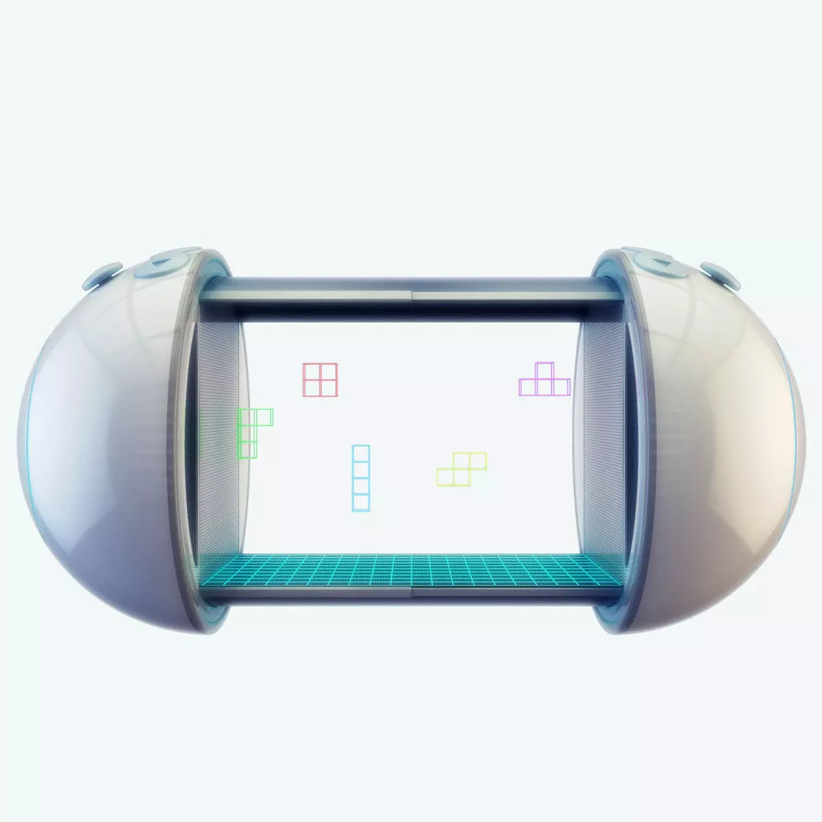 3d console concept device 3D model_0